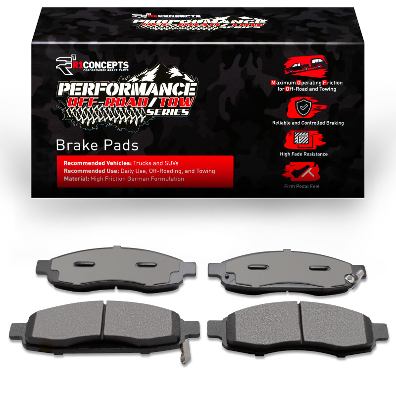 Nissan Pathfinder Brake Pads - Performance - Front - R1 Concepts - Off-Road/Tow - `04-`07